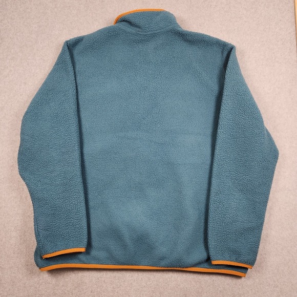 The North Face Dunraven Sherpa Fleece Mens 2XL Blue Full Zip Jacket Coat - Picture 4 of 10